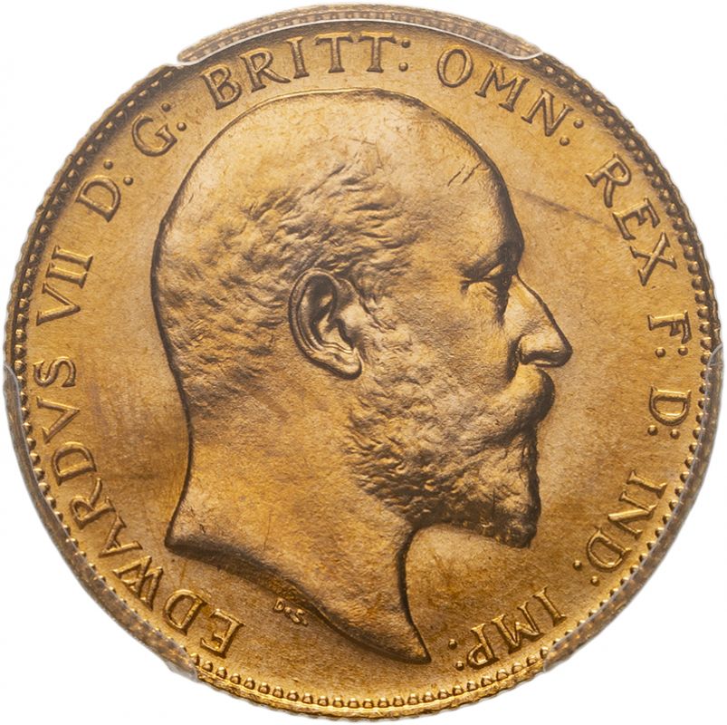 Canada, Edward VII, 1909-C Specimen Sovereign, Satin Finish, Ottawa Mint
