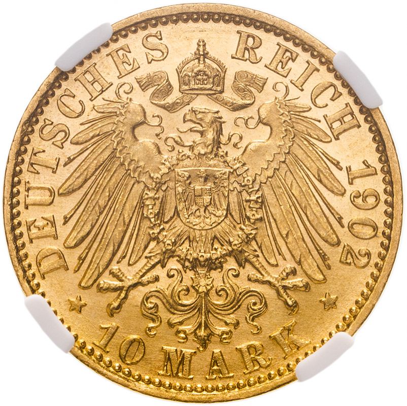 Germany, Prussia, Wilhelm II, 1902-A 10 Marks, Berlin Mint