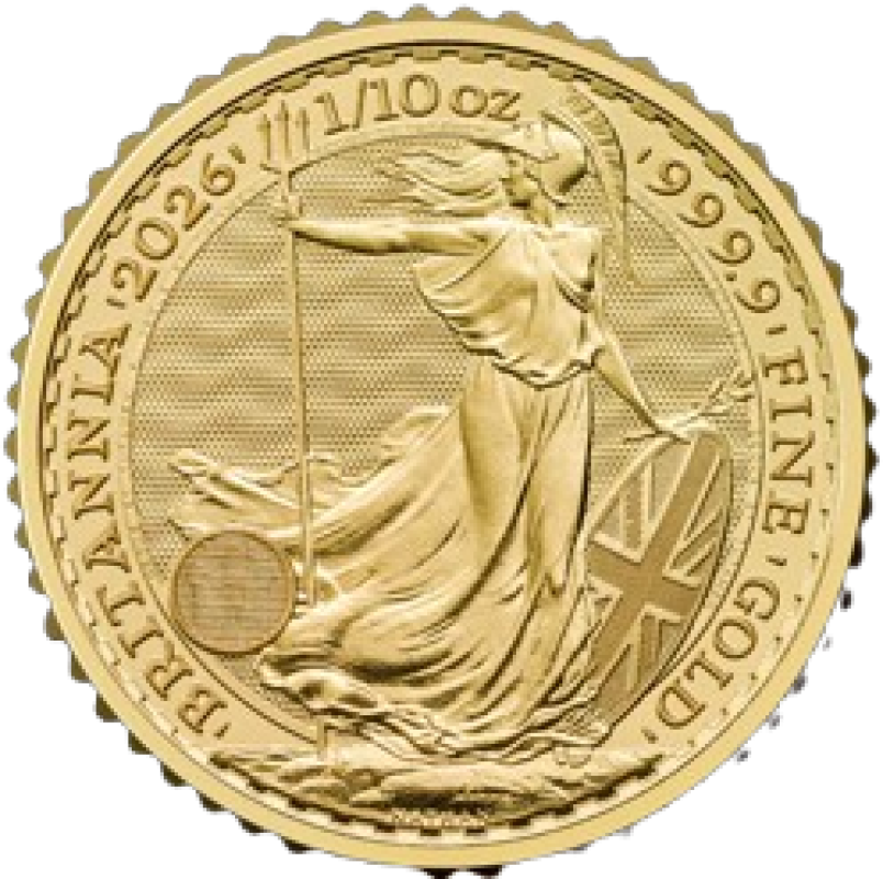 United Kingdom 1/10 oz Gold Britannia