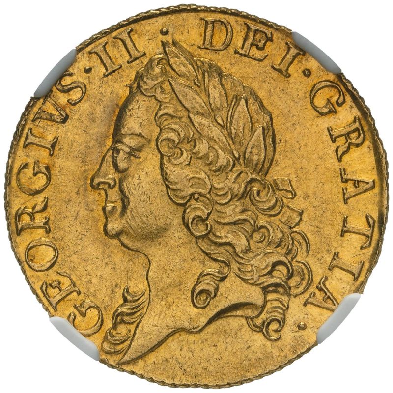 Great Britain, George II, 1756 Guinea