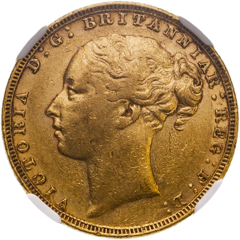 United Kingdom, Victoria, 1879 Sovereign, St. George Reverse