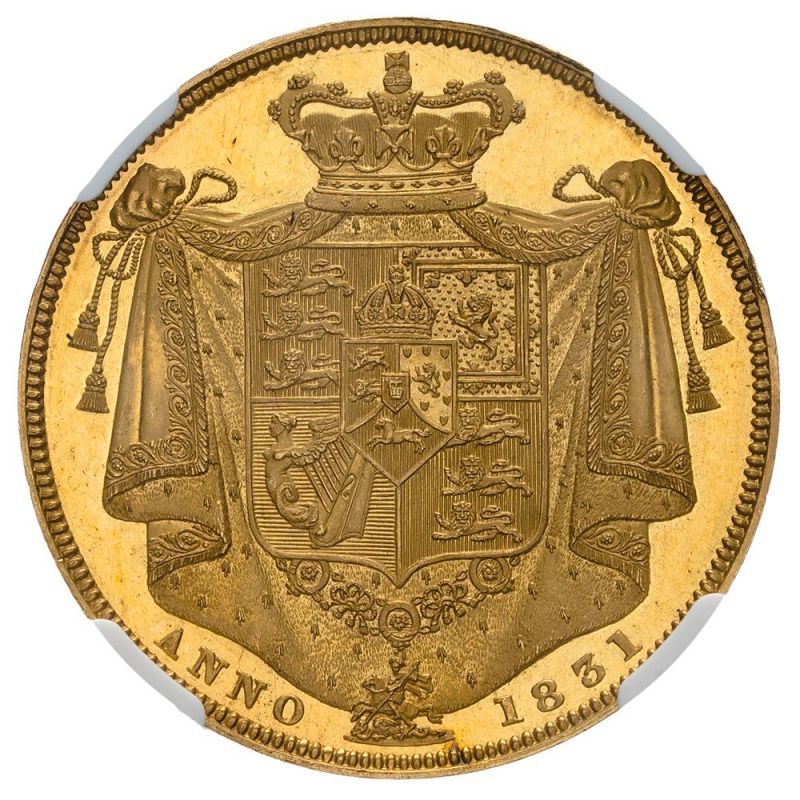 United Kingdom, William IV, 1831 Proof Double Sovereign