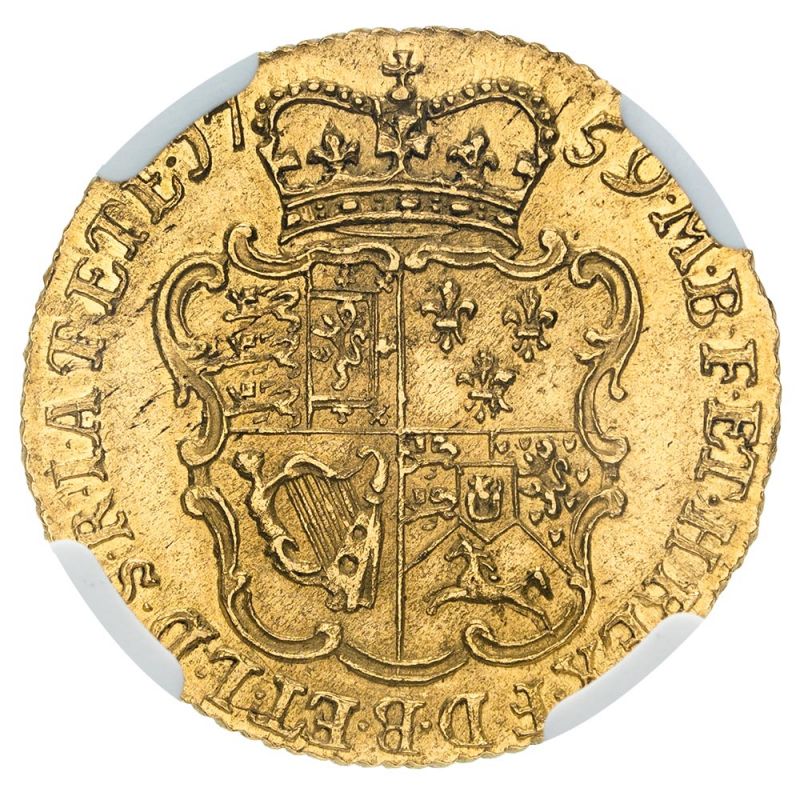 Great Britain, George II, 1759 Half-Guinea 