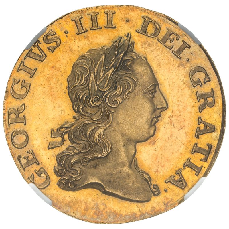 Great Britain, George III, 1764 Pattern Half-Guinea