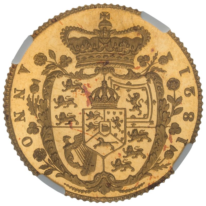 George IV, 1821 Proof Half-Sovereign
